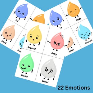 Emotions: Flashcards, Preschool Printables, Social Emotional Learning, Emotional Regulation, Preschool Decor