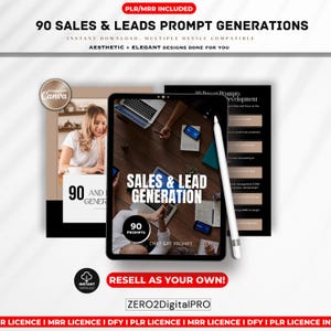 90 Hinweise und Anweisungen | Content Marketing zur Kundenakquise | Canva oder PDF Anleitung | PLR, MRR Rechte | Digitales Geschäft Download, pdf.