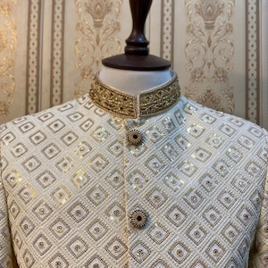 indo western sherwani for groom, sherwani for groom, Sherwani For Men, Dulha Sherwani, Sherwani, Indian Wedding Dress, Groomsmen