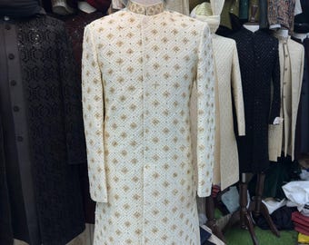 Ivory Sherwani for Men | Wedding Sherwani | Sherwani For Groom | Wedding Groom Sherwani | indian wedding men