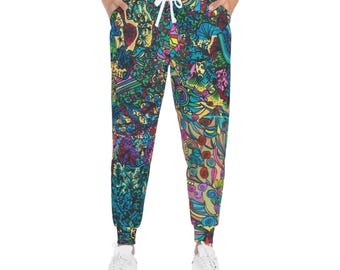 Pantalones deportivos con estampados coloridos: pantalones deportivos bohemios de estilo deportivo