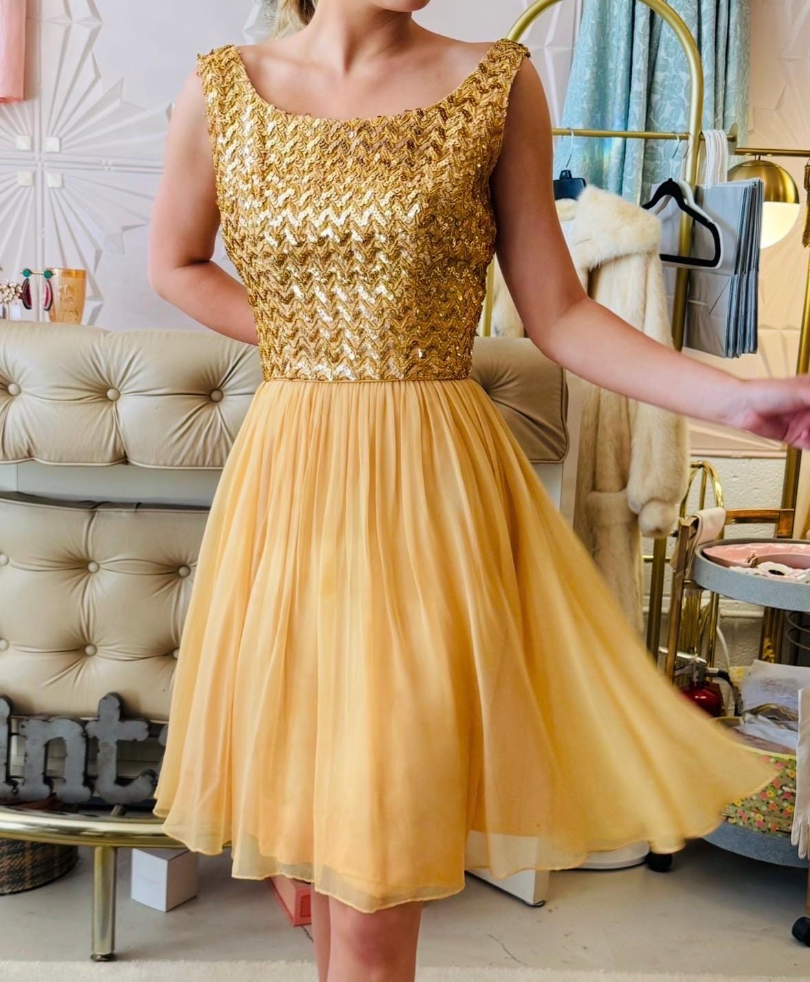 Sequin Chevron Dress - Etsy Canada