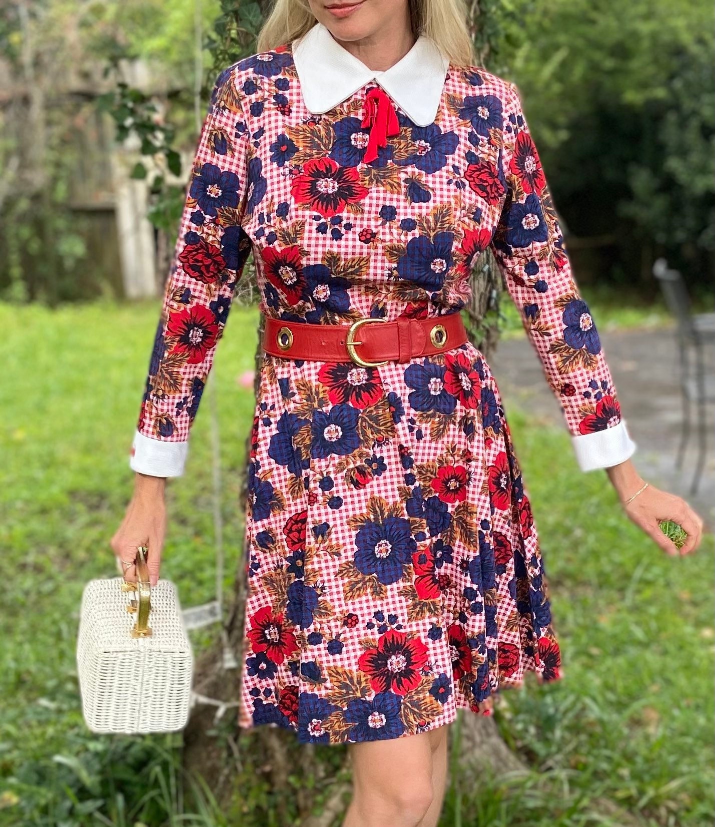 Vintage Gingham Dress 60s - Etsy Vintage Gingham Dress 60s - Etsy