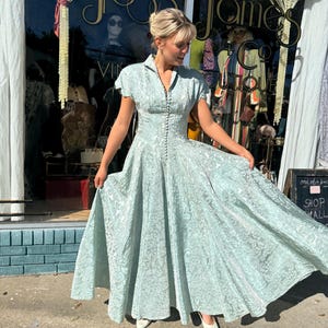 ice blue floral dress Veronica Beard Sylviani Floral Midi Dress | Ice Blue Multi