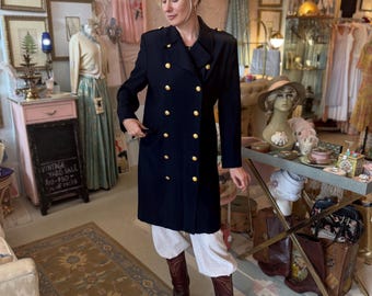 Ralph Lauren Navy Double Breasted Jacket with Gold Buttons