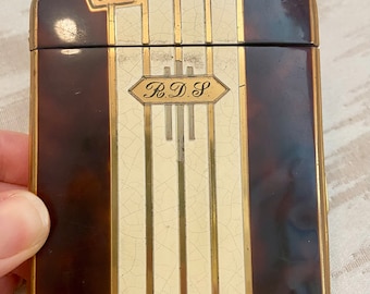 Art Deco Cigarette Holder with Lighter