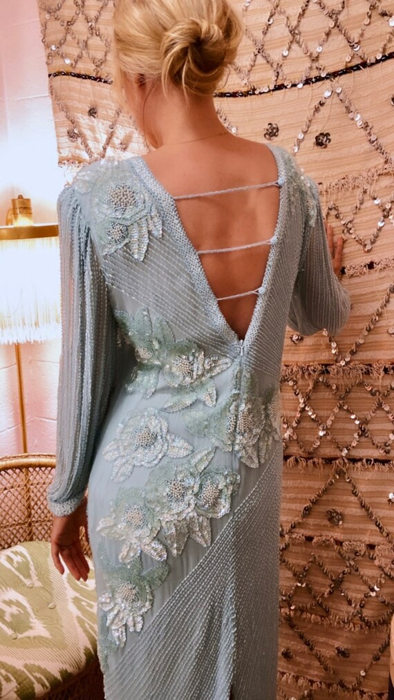 Floral sequin gown 2025
