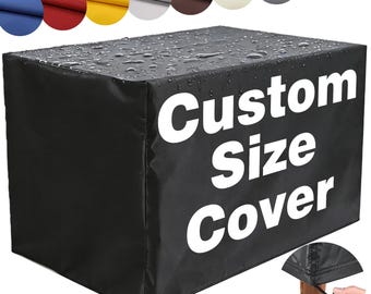 Custom Size Dust Cover, Waterproof Protective Cover for Furniture/ Equipment/ Tools, Outdoor AC Protection Covers