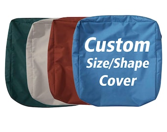 Fundas de cojín personalizadas, impermeables, para interior y exterior, antideslizantes, de repuesto para banco.