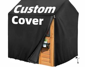 Custom Size Dust Cover, Waterproof Protective Cover for Equipment/ Furniture/ Tools, Outdoor AC Protection Covers