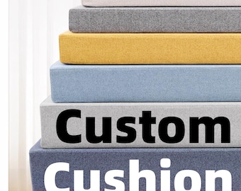 Custom Bench Cushions for Indoor Outdoor, Bay Window Cushion, RV Cushion, Daybed Mattress Pad