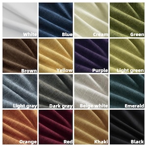 Custom Cushion Covers, Bespoke Waterproof Cushion Cover Indoor/Outdoor, Non-Slip Cover Replacement for Bench Seat Pad image 13