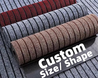 Tapete de entrada exterior a medida, alfombra de pasillo recortable, alfombra antideslizante personalizada.