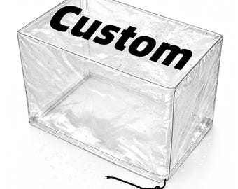 Custom Clear Dust Covers, Waterproof Equipment Cover, Made to Measure Transparent Furniture PVC Protection, Storage Cover for Appliance