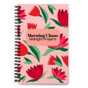 Morning Chaos - Spiral notebook