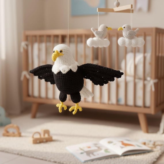 Bald Eagle , the birds crochet patterns  (PDF Pattern)