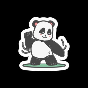 Cute Panda Stickers PNG — Adorable Printable Panda Designs, Print & Cut, Planner and Journal Stickers, Instant Download