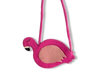 Handmade Wool Felt Crossbody Bag: Eco-Friendly Festival Purse