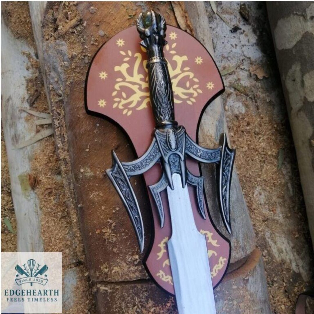 Ornate Medieval Fantasy Sword | Handcrafted Steel Blade With Artistic ...