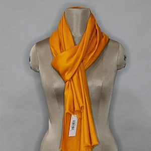 Rust Orange Cashmere Pashmina Shawl | Handloom Cashmere Shawl – Pashmina Scarf | Mother&#39;s Day Gift | Cashmere Wool | Kashmiri Shawl