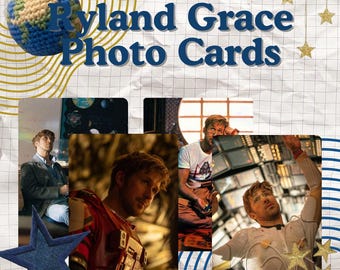 Ryland Grace Photo Cards | Mini Prints Project Hail Mary Inspired Polaroid Custom Handmade Gift