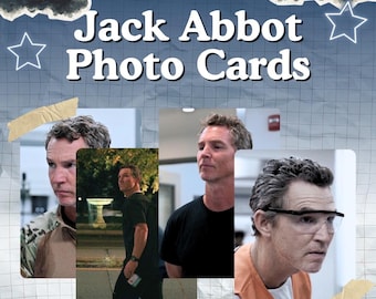 Jack Abbot Photo Cards | Mini Prints The Pitt Polaroid Custom Handmade Gift