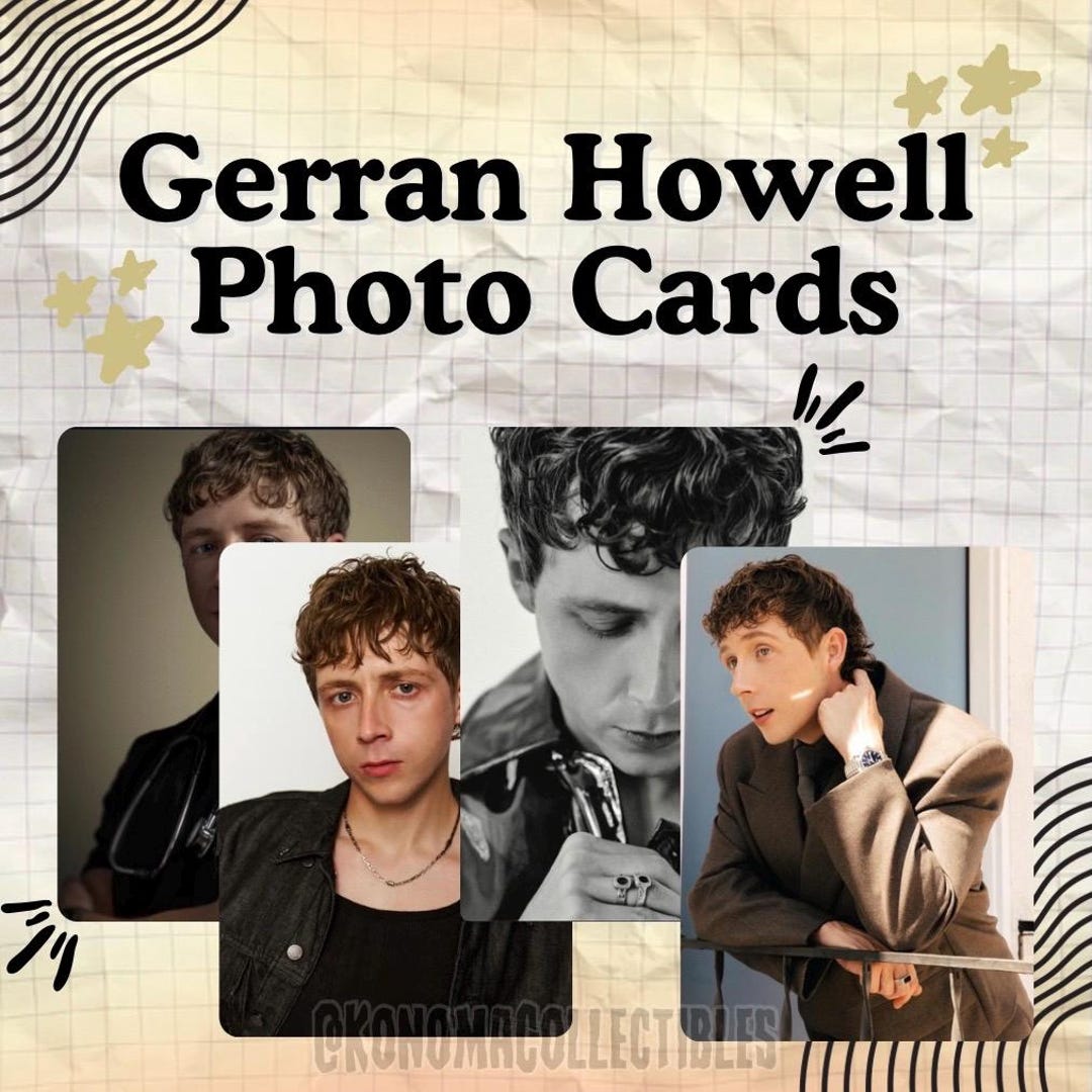 Gerran Howell Photoshoot Photo Cards Mini Prints The Pitt Polaroid gerran-howell-photoshoot-photo-cards-mini-prints-the-pitt-polaroid
