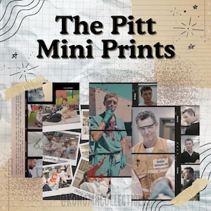 The Pitt Mini Prints | Whitaker Santos Robby Abbot Polaroid Gerran Howell Custom Gift Handmade