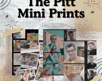 Pitt Mini-tryck | Whitaker Santos Robby Abbot Polaroid Gerran Howell Anpassad gåva Handgjord