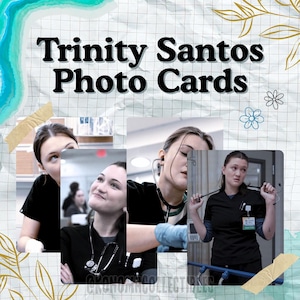 Trinity Santos Photo Cards | Mini Prints The Pitt Polaroid Isa Briones Custom Gift Handmade