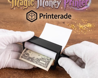 Magic Money Printer Toy | 3D Printed Illusion Prop, Gag Gift, Desk Gadget