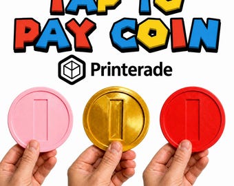 Coin Pay! Tap-To-Pay – 3D Printed Credit Card Holder for Payments, Pranks, and More