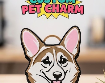 Ciondolo con foto personalizzata per animali domestici / Ciondolo personalizzato per cane, gatto, magnete