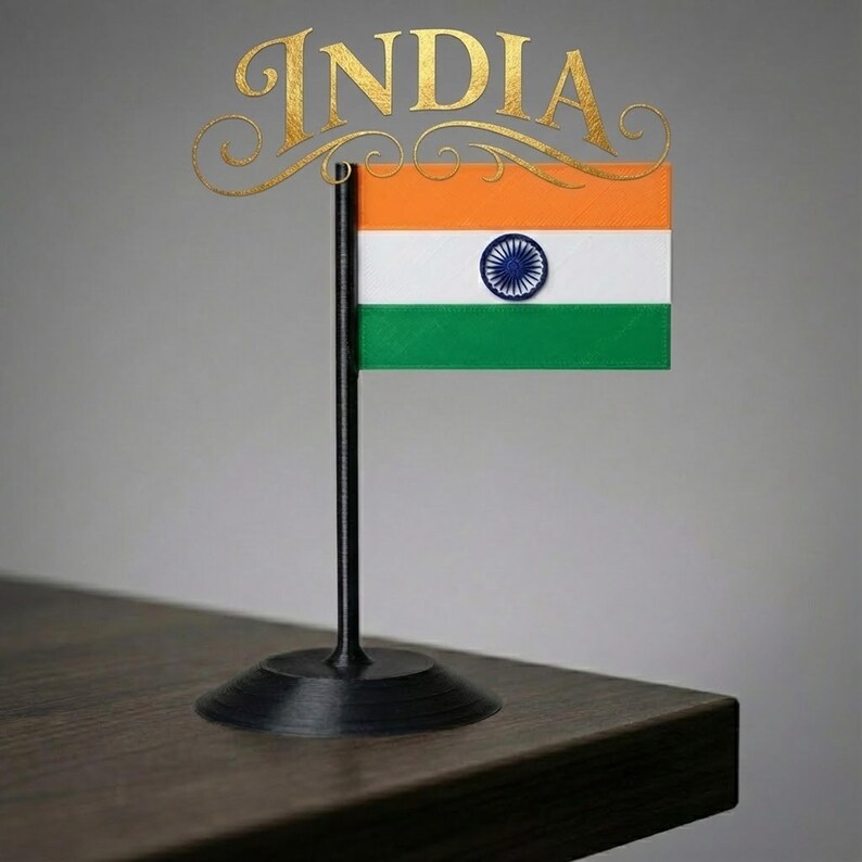 Mini Flag Display Desktop Flag Decor, Custom Country Flag, 3D Printed Desk Flag, Office ...