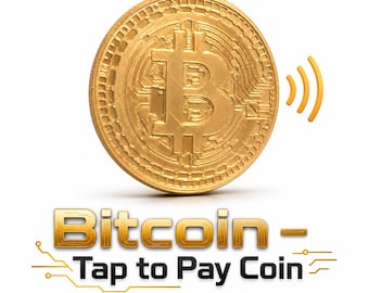 Bitcoin Tap to Pay Coin Card Holder | NFC Contactless Wallet
