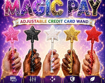 Magic Pay Einstellbar Kredit-Debit-Karte Zauberstab | Tap to Pay Halter
