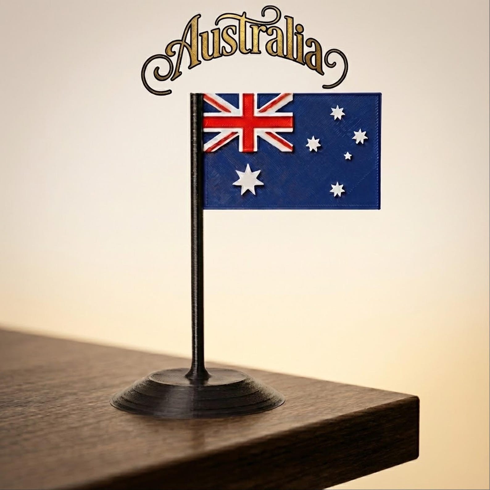 Mini Flag Display Desktop Flag Decor, Custom Country Flag, 3D Printed Desk Flag, Office ...