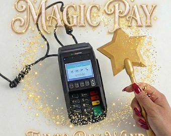 Tap-to-Pay Magic Wand – Credit & Debit Card Holder for Pranks, Raves, and Contactless Payments