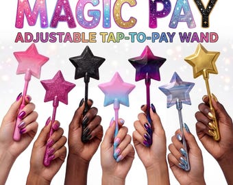 Varita mágica ajustable para pagar con un solo toque: tarjetero impreso en 3D para pagos