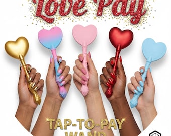 Tap-to-Pay Love Wand – Credit & Debit Card Holder for Pranks, Raves, and Contactless Payments