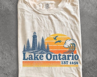 Vintage Lake Ontario Great Lakes Shirt, Vintage Quiet Activism Tee, Comfort Colors Canada Tee, Subtle Anti Trump Shirt, Travel Shirt
