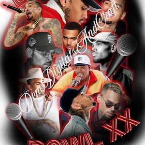 Chris Brown PNG digital download, Chris Brown T-shirt design, R&B/hip hop shirt design, Chris Brown Concert merch, Gifts for her
