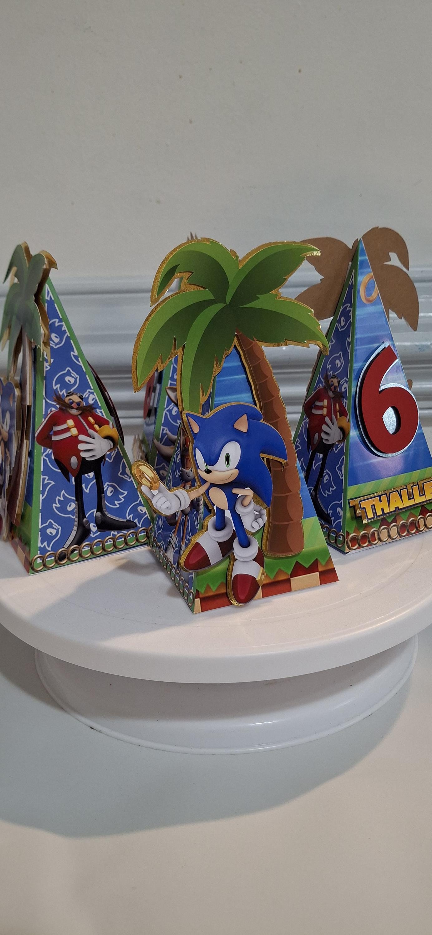 Sonic Party Favors Box Birthday Party Decoration Etsy — free download