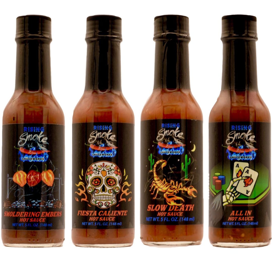 Inferno Collection - 4 Pack of Hot Sauces - Etsy