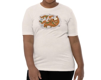 Youth Sizes - Wally Bear Fishing T-shirt