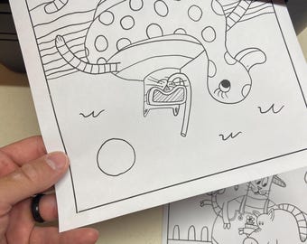 100 Waffles the Adventure Cat Coloring Pages (Download)
