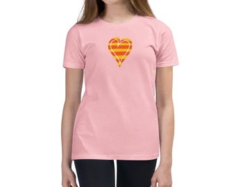 Youth Short Sleeve - Waffles Heart T-Shirt