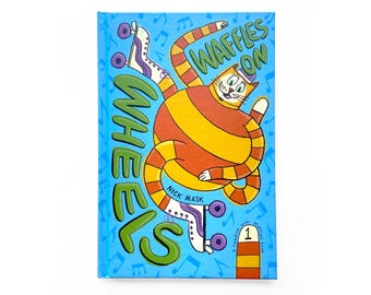 Funny Orange Cat Picture Book for Early Readers, Waffles on Wheels