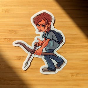 Ellie Sticker – Laminated Vinyl Waterproof | Inspired by The Last of Us