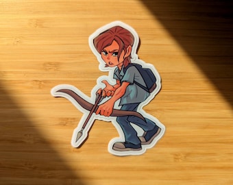 Ellie Sticker – Laminated Vinyl Waterproof | Inspired by The Last of Us